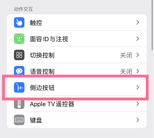 开原苹果14维修店分享iPhone14 Plus侧键双击下载功能关闭方法 