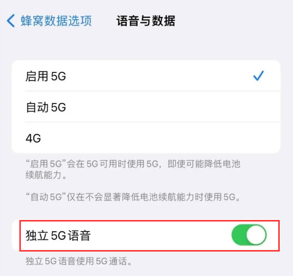 开原苹果14维修分享iPhone 14 Pro如何开启VoNR 