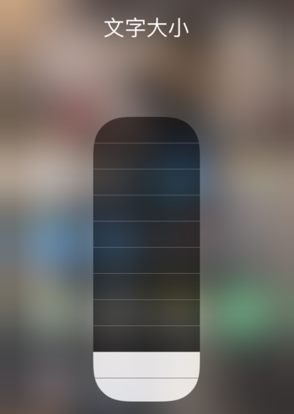 开原苹果手机维修分享小技巧：在 iPhone 控制中心快速调节字体大小 