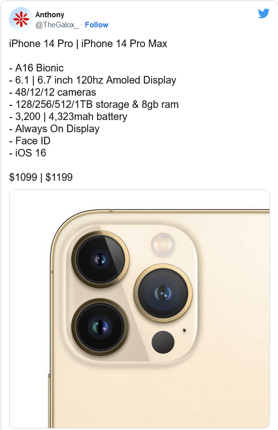 开原苹果14维修分享iPhone 14全系涨价 